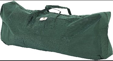 Everlands kerstboom opbergzak - groen - 102 x 18 x 16 cm - gerecycled materiaal - opbergzak kerstboom tot 150 cm - Kunstboom opbergen