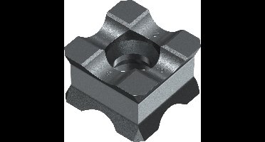 Fein 10x Wendeschneidplatte KX 4 mm weich - 64302016010