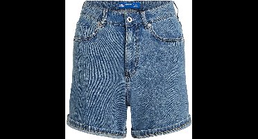 Karl Lagerfeld A2w10041 Hoge Taille Denim Shorts Blauw 28 Vrouw