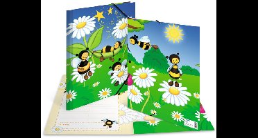 HERMA hoekspanmap Dieren 'Bijenweide', karton, DIN A4