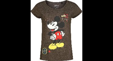 Mickey Mouse Military Dames T-shirt - khaki - M