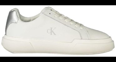 Leather Low-Top Sneakers with Cushioned Insole Wo - White