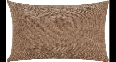 Sierkussen Maloya - Stof - Bruin - 55 x 35 x cm (BxHxD)