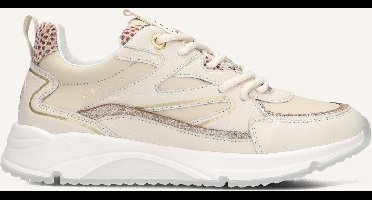 CRUYFF JUNIOR Madina Sneakers Meisjes - Leren Sneaker - Beige - Maat 37