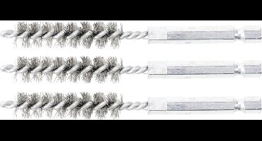 BGS staalborstel 11 mm aandrijving buitenzeskant 6,3 mm (1/4"...