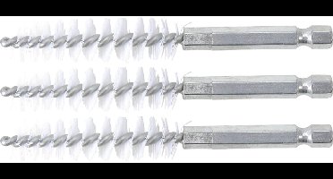 BGS nylon borstel 13 mm aandrijving buitenzeskant 6,3 mm (1/4&quo...