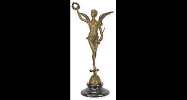 Naakte engel - Bronzen beeld - sculptuur - 37,5 cm hoog