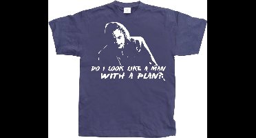 Batman Do I Look Like A Man With A Plan T-Shirt SH-1-11070-H5-11 Navy-XL