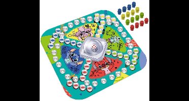 Disney Lilo & Stitch bordspel – Pop Up Ludo – familiespel voor 2-4 spelers – 27 × 27 cm