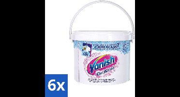 6 x Vanish - Vlekverwijderaar - Oxi Action Whitening Booster - Voor Witte Was - Poeder - 2,7 kg - Witte Was - Vlekkenverwijderaar - Waspoeder - Witwas - Bleekmiddelvrij