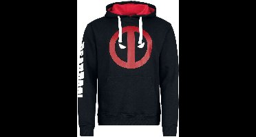 Deadpool Logo Heren Trui met capuchon - zwart - L