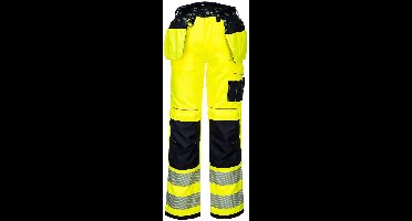 Portwest PW3 Hi-Vis Werkbroek met Holster Pockets T501 - Geel/Zwart - 46