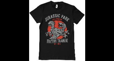 Jurassic Park - Raptor Trainer T-Shirt Black-S