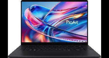"ASUS ProArt P16 H7606WX-SE002X Copilot+ PC AMD Ryzen AI 9 HX 370 Laptop 40,6 cm (16"") Touchscreen WQUXGA 64 GB LPDDR5x-SDRAM 4 TB SSD NVIDIA GeForce RTX 5090 Wi-Fi 7 (802.11be) Windows 11 Pro Nederlands Zwart"