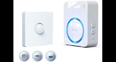 m-e BELL-8121 draadloze bewegingsmelder met oplaadbare ontvanger - 300 meter bereik