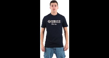 T-shirt met ronde hals Logo Guess
