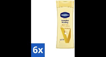 6 x Vaseline Bodylotion Essential Healing 400 ml - Huidherstel - Voedende Bodylotion - Droge Huid - Gebarsten Huid - Huidbarrière