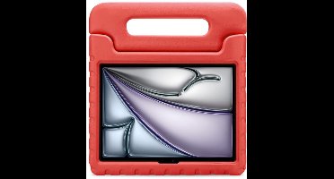 Xccess Kids Guard Tablet Case for Apple iPad Pro 12.9 (2018-2022)/iPad Pro 13 (2024/2025)/iPad Air 13 (2024/2025/2026) Red