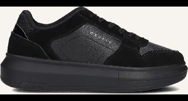 Cruyff Tennis Court Sneakers Dames - Leren Sneaker - Zwart - Maat 38