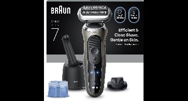 Braun Series 7 Elektrisch Scheerapparaat - SmartCare Center +1 Opzetstuk - 72-C7200CC - Goud
