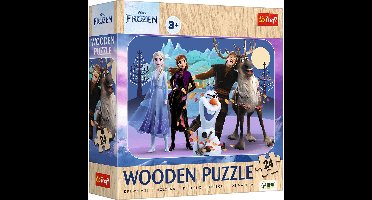 Trefl houten puzzel Frozen 2 - 24 stukjes - FSC Mix 70% - Disney.