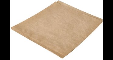 1000 Hamburgerzakken, Pergament 16 cm x 18 cm bruin vetvrij