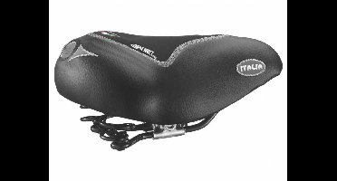 Selle Montegrappa 1101 Max Comfort Gel Zadel Zwart 200 mm Man,Vrouw