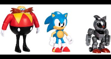 Jakks Sonic Figuren 10 cm 3 Stuks