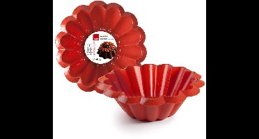 Ibili Curly Strawberry 22 Cm Vlaaivorm Rood