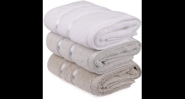 Asir - Handdoekenset - 100% Microkatoen, 560 gr/m², 50 x 90 cm