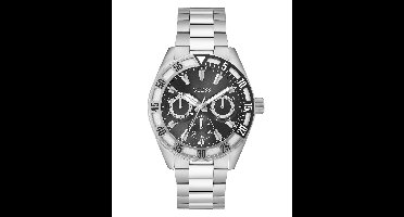 Guess Letterman GW0904G1 Horloge - Staal - Zilverkleurig - Ø 44 mm