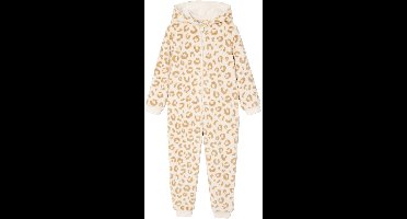Vertbaudet Meisjespyjama jumpsuit met luipaardprint van sherpa
