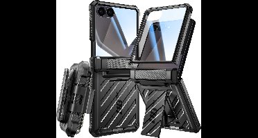 Supcase UB Pro Case geschikt voor Samsung Galaxy Flip 7 hoesje met screenprotector - Zwart