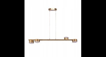 PUNTO 4 Goud Geborstelde Hanglamp Spot op Rail Sigma Lighting