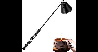 Kaarsenblusser-kaars snuffer-kaarsenvliedje van roestvrij staal-c