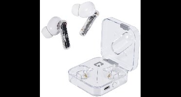 TUNIQ Draadloze oortjes - Wit - Modern Design & Touch-bediening