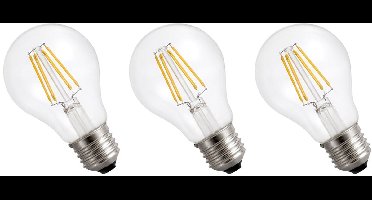 Spectrum LED Lamp E27 3.8W 230V - 806 Lumen - 6000K Koud wit - Helder daglicht - Energiezuinig - 3 stuks