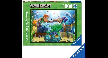 Ravensburger Minecraft Mozaika 1000 Dėlionė Vaikams