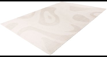 Batucci Vloerkleed - Modern - Luxe Accent - Ivoor Wit - 3D-Effect - Zacht en Comfortabel