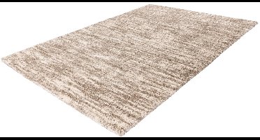 Pierre Cardin Vloerkleed - Shaggy Tapijt - Hoogpolig - Beige - Luxe en Modern - Onderhoudsvriendelijk