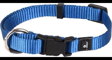 Hond Halsband Ziggi Blauw XS 20-35cm 10mm