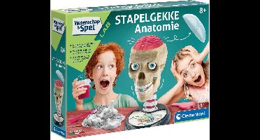 Clementoni Wetenschap & Spel - Stapelgekke Anatomie - Wetenschapsdoos - Wetenschapslab Clementoni - Vanaf 8 jaar