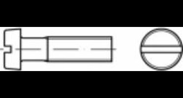 TOOLCRAFT TO-5451018 Cilinderschroeven M3 6 mm Sleuf ISO 1207 Polyamide 200 stuk(s)