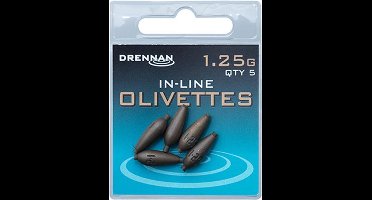 Drennan In-Line Olivette - Lood - 1.25g - Brons