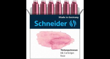 Schneider inktpatronen - pastel Roze - doos 6 stuks - S-166129