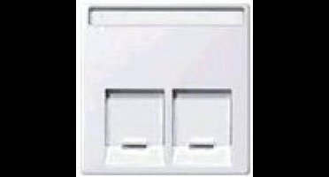 Schneider Electric Merten System M centraalplaat UTP sokkel 2V wit