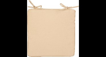 Esschert Design Stoelkussen 39,8 X 39,5 cm Polyester Beige