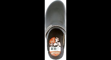Open Schoenklomp Hout | Zwart | Gevavi  9200 | Maat 40