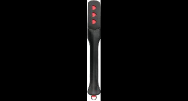 Lange leren paddle met hartje