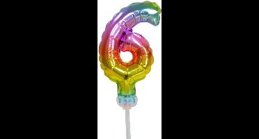 Helium cijfer ballon 6